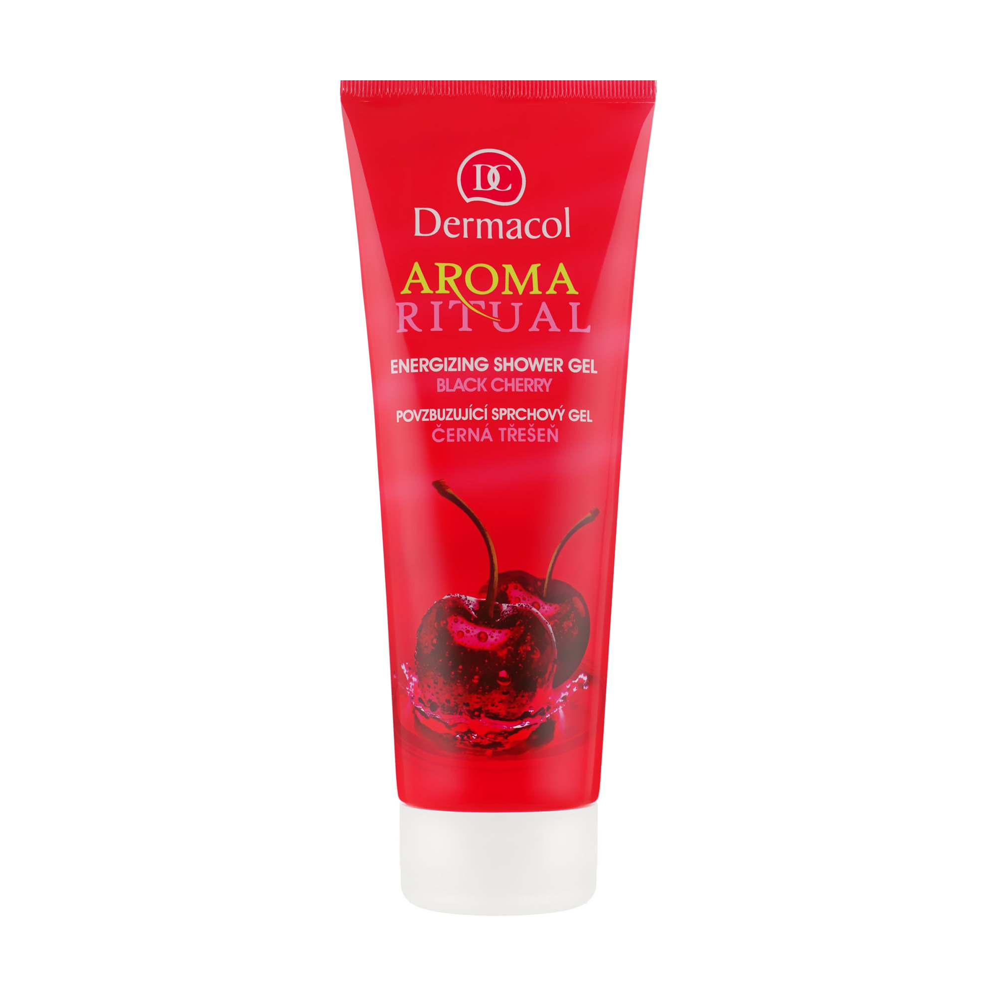 Гель для душу Dermacol Body Aroma Ritual Бадьорливий, чорна черешня, 250 мл